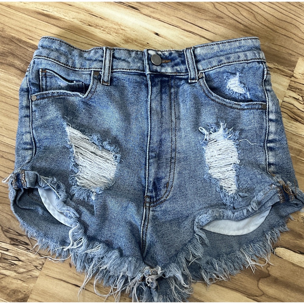 Tinseltown Womens Cutoff Denim Jean Shorts Size 7 Beach, Cute, Summer